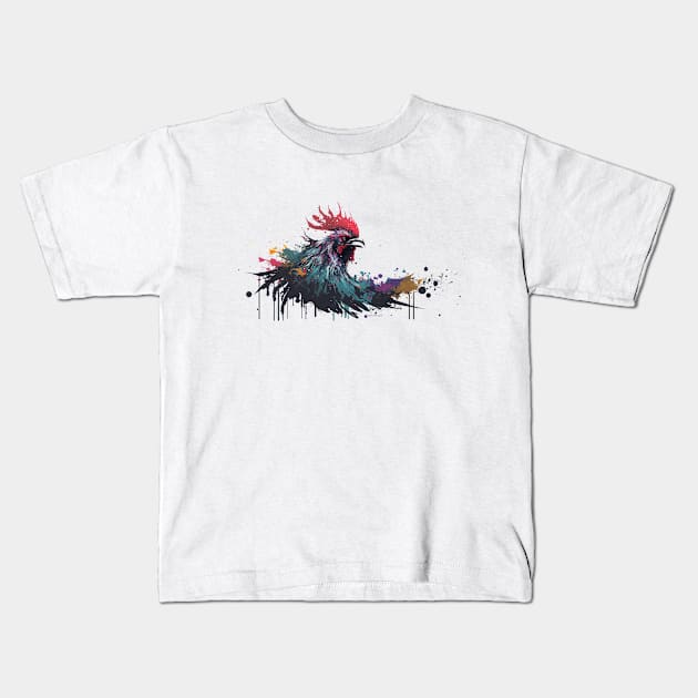 Rooster Kids T-Shirt by Urban Archeology Shop Gallery